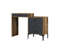 Console com efeito madeira