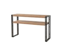 Console com efeito madeira