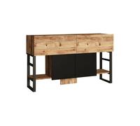 Console com efeito madeira