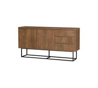 Console com efeito madeira