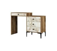 Console com efeito madeira