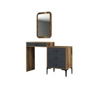 Console com efeito madeira