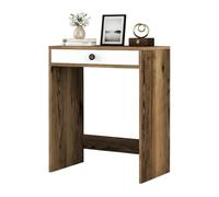 Console com efeito madeira