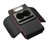 Console Cover - PU Leather, 13.78x2.95x8.27in Console Pad Spill-Resistant | Elastic Fit Car Armrest Protector, Interior Consoles Mat For Pet Owners, Daily Drivers, Coffee Lovers, Car Detailing