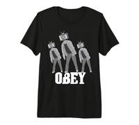 Conspiracy Theory TV Brainwashing Funny Design Camiseta Premium