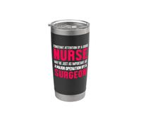 Constant Attention By A Good Nurse Surgeon Nursing Nurses Vaso térmico de acero inoxidable de doble pared