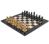 Constantine Series Ebony - Juego de ajedrez de ébano, 11.4 cm King, tablero de 59.9 cm