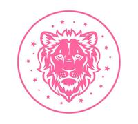 Constelación astrología celestial misterioso espacio imagen futuro zodíaco Ofiuco Calcomanías de pared de PVC 67.2x67.2cm No daña la superficie de la pared Rosa