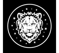 Constelación astrología celestial misterioso espacio imagen futuro zodíaco Ofiuco Pegatinas de pared de papel adhesivo 67.2x67.2cm No daña la superficie de la pared Blanco