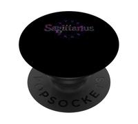 Constelación del Signo del Zodiaco Sagitario Astrología Floral PopSockets PopGrip Adhesivo