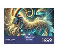 Constelación Rompecabezas para Adultos 1000 Rompecabezas para Adultos Los Doce Signos Zodiacales Rompecabezas Desafiantes Juego de Rompecabezas para Res, Regalos para Hombres Colorido 52x38cm/