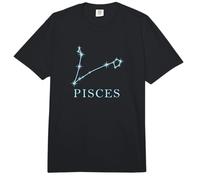 Constelación Signo del Zodiaco Piscis Piscis Comfort Colors Adult Heavyweight T-Shirt