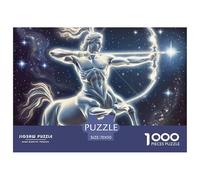 Constelación Único Rompecabezas de 1000 Piezas para Adultos Los Doce Signos Zodiacales Colorido Desafiante y Estimulante Rompecabezas para Adultos Divertido 100% Cartón Reciclado 70x50cm/1000pcs
