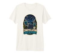 Constellation Checkpoint Mapa Estelar Camiseta Premium