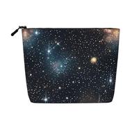 Constellation Star Clusters Galaxies - Bolsa de viaje versátil para maquillaje, gran capacidad, bolsa de cosméticos con cremallera, Black, Talla única, Neceser