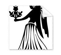Constellation Virgo Zodiac Símbolo Mark Silhouette ilustración patrón Gafas paño de Limpieza del teléfono Limpiador de Pantalla 5 Piezas