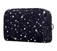 Constellations and Stars - Neceser para mujer, neceser de viaje, bolsa organizadora de maquillaje grande con cremallera, multicolor, 18.5x7.5x13cm/7.3x3x5.1in, Neceser