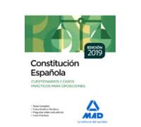 Constitución Española. Cuestionarios Y Casos Prácticos Para Oposiciones