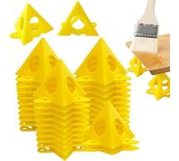 Constprog 30 soportes de pintura de pirámide, soporte triangular para carpintería, herramientas de pintura (30 piezas)