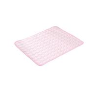 Constprog Alfombrilla de cama refrescante para mascotas para perros y gatos, colchón no tóxico para dormir rápido (rosa, 100 x 70 cm)