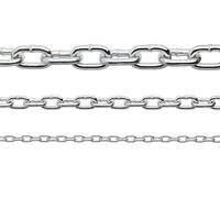 Constrabo® | Cadena de acero inoxidable de eslabones cortos DIN 766 | 3,0 m de diámetro 2 mm | acero inoxidable 316 (V4A) | cadena de acero inoxidable inoxidable por metros cadena de eslabones