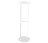 Construcción Acrílica Resistente Pequeña Mesa Redonda Pequeña, Diseño Minimalista Moderno, Uso Altamente Versátil, Ideal para Espacios Pequeños con Ensamblaje Fácil, Ideal para Dormitorio de Sala de