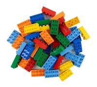 Construcción creativa fácil. 50 bloques de construcción Lego® DUPLO® 2x4 - Diversión colorida para pequeños arquitectos