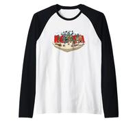 Construcción de Amantes de la Historia Coreana - Dinastía Joseon Corea Camiseta Manga Raglan