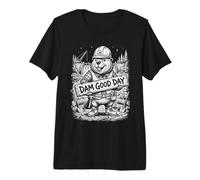 Construcción de Constructor de castores de Buen Trabajo de Presa Camiseta Premium