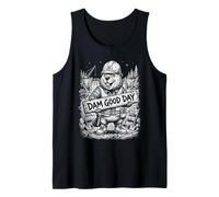 Construcción de Constructor de castores de Buen Trabajo de Presa Camiseta sin Mangas