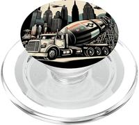 Construcción del Conductor del camión del Mezclador de Cemento PopSockets PopGrip para MagSafe