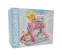 Construcciones Niños Bloques Keeppley Gato Naranja Sala De Juegos K28019