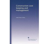 Construction cost keeping and management