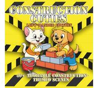 Construction Cuties Left-Handed Edition: A Cute Coloring Book of Building, Fixing & Big Imagination for Kids (Construction Animals Coloring Book for Kids Ages 3-8)