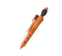 Construction Pencil Set - Mechanical Woodworking Marker for Precise Layout | ABS Flexible Body with Graphite Lead Deep Hole Marking Tool, Built In Sharpener for Carpentry Framing Drafting Workshop Use