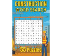 Construction Word Search Puzzle Book: 55 Easy to Read Word Search Puzzles about Construction, Builders & more | 6x9 inches, 110 Pages | Perfect for Long Journeys, Free Time or as a Gift
