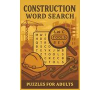 Construction Word Search Puzzle Book: A Fun Gift for Builders, Contractors & Construction Lovers