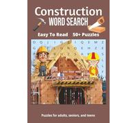 Construction Word Search Puzzle Books: Word Searches with Easy to Read Print about Construcion, heavy equipment, Framing and more | 6x9 inches, 110 ... for Vacations, Holidays and Leisure Time!