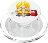 Construction Worker Gnomie For Builder Dad with Funny GNOME PopSockets PopGrip para MagSafe