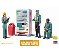Construction Worker Set B 1 :3 5 Plástico Modelo Kit Hasegawa