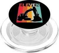 Constructor 11 Años De Edad Cumpleaños Construcción Camión Amante Niño PopSockets PopGrip para MagSafe