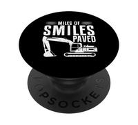 Constructor de Carreteras pavimentadas Miles of Smiles PopSockets PopGrip Adhesivo