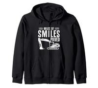 Constructor de Carreteras pavimentadas Miles of Smiles Sudadera con Capucha