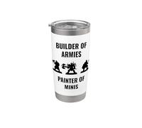 Constructor de Ejércitos Pintor de Minis Juegos de Mesa RPG Vaso térmico de acero inoxidable de doble pared