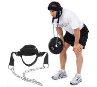 Constructor de entrenamiento para el cuello, equipo de entrenamiento para el cuello, correa ajustable para la cabeza, equipo de entrenamiento para el cuello, arnés para levantamiento de pesas con