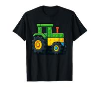 Constructor de Ladrillos Tractor Granja Construcción Juguetes Granja Camiseta