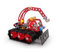 Constructor Nordic - Juego de construcción metálica - 215 Piezas - Motor de astillero de orugas para Montar - Estuche Stem a Partir de 8 años