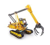 Constructor Pro Melman - Juego de construcción metálica - 866 Piezas - Excavadora de orugas XXL para ensamblar - Estuche Experto a Partir de 8 años