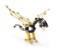 Constructor Pterodactyle - Juego de construcción metálica - 282 Piezas - Dinosaurio Volante para Montar - Caja Stem a Partir de 8 años