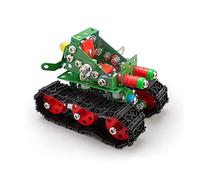 Constructor Tanky - Juego de construcción metálica - 219 Piezas - Vehículo de orugas para Montar - Caja Stem a Partir de 8 años